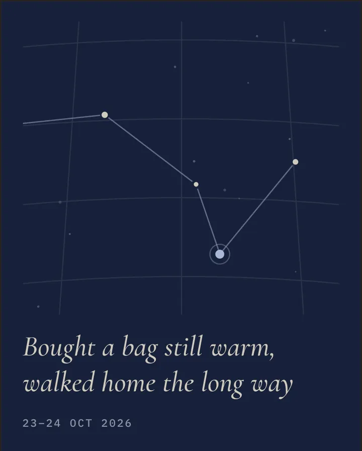 A Lucid poster from Commonplace, drawn by the app