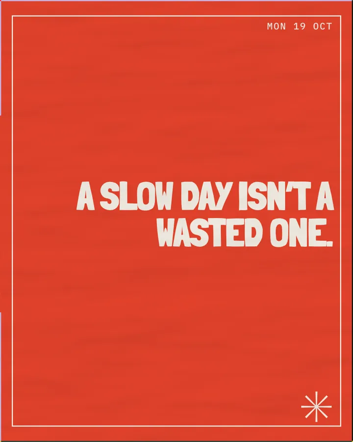 A Retro poster from Commonplace, drawn by the app